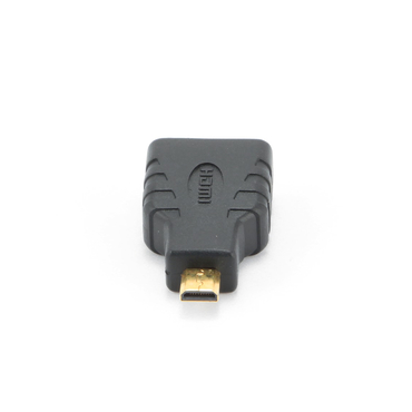 Переходник HDMI-microHDMI Gembird, 19F/19M, золотые разъемы, пакет